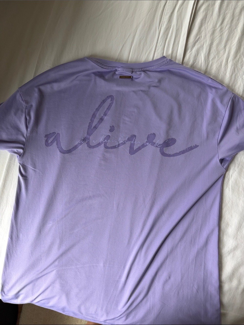 Gymshark x Whitney Simmons Lavender Short-Sleeve Crew Tee Sz M